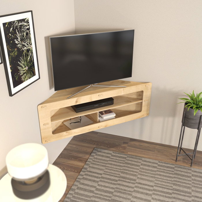 Hanah Home Soporte de TV Sala - Oak